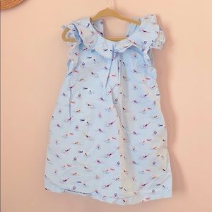 Swimmer print summer dress